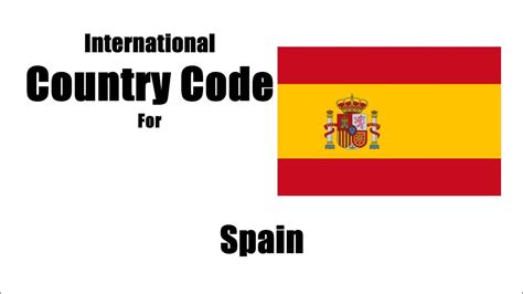 espana country code